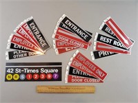 Metal Door Signs & Times Square Sign