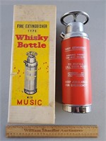 Fire Extinguisher Whiskey Bottle w/ Music
