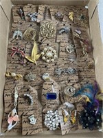 Costume jewelry, brooches