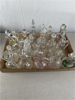 Variety of glass cruets