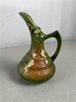 Roseville Pottery snowberry ewer pitcher.
