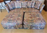 Couch with Ottomans