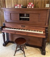 Henry & S.G. Lindeman Piano and Stool