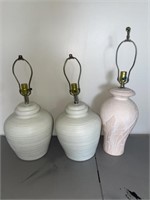 Ceramic Urn Style Table Lamps