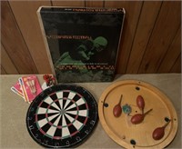 Dart Board , Computer Football and Squeeze