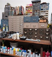 Electrical Supplies, Tools, Paint and Storage