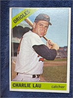 CHARLIE LAU VINTAGE 1966 TOPPS CARD