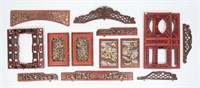 Lot of Carved Architectural Elements