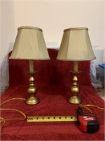 Small Gold Lamp Set