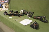Assorted Craftsman Cordless Drills & Saws W/