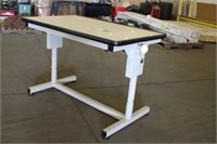 Adjustable Height Table Approx 48"x30"