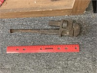 Antique pipe wrench