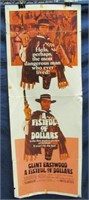 A Fistful Of Dollars Movie Poster 36" T x 14"