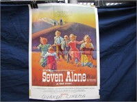 "Seven Alone" Poster 17" x 12 1/2"