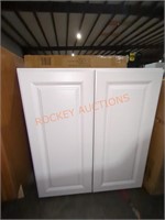 27" W x 13" D x 30" H White Wall Cabinet