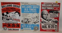 3 vintage Racing Posters