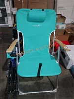 Caribbean Joe Sling Beach Chair, Turquoise