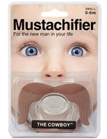 New - Hipsterkid Mustachifier Pacifier 0-6 Months