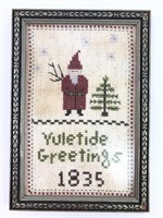 Yuletide Greetings 1835 Stitch Art