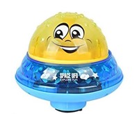 Space UFO Spray Water Baby Bath Toy with Light and