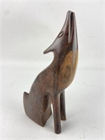 Carved Rosewood Wolf