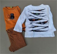 Halloween 2T Set and T Shirt,
