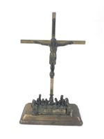 Vintage Last Supper / Crucifix Sculpture