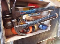 Box of Tools, New Gate Latches, (2) Hammers