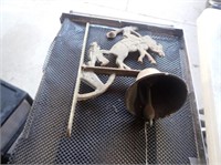 Cast Rodeo Cowboy Door Bell
