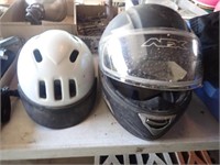 AFX Snowmobile Helmet w/ Visor & Bag & Bike Helmet
