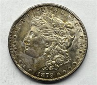 1879 $1 Morgan Silver Dollar AU/UNC+