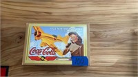 CocaCola die-cast metal coin bank-airplane