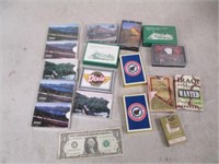 Lot of Vintage Railroad & Add'l Playing Card Packs