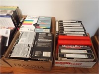 (2) Boxes w/ VHS Tapes