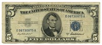 1953-A Series U.S. $5 Silver Certificate Legal