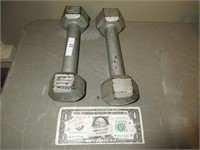 Set of 5 pound weights