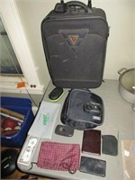Suitcase with other bags