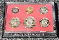 1981 US Proof Set    6 Coins