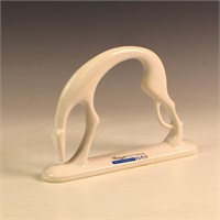 Royal Haeger USA white Greyhound ceramic sculpture