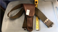 US military holster and belt