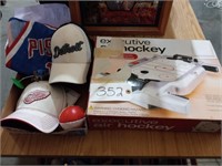 Executive Hockey Table Game W/Detroit Wings/Lions