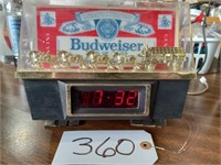 Vtg Budweiser Register Clock