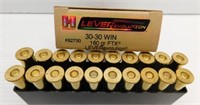 (20) Rounds of Hornady lever evolution 30-30 win