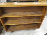 Wooden bookshelf - 49.5" H x 9" D x 47" L