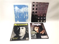 Vintage Beatles Lot Tour Book, Lennon Art, & More!