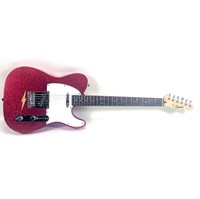 Squier by Fender Telecaster Guitar Sparkle Red