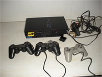 Playstation 2 w/Controllers & Memory Cards