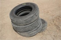 (4) Firestone 285/75R24.5 Tires