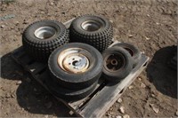 (6) Assorted Wheels w/ Tires