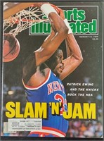 Sports Illustrated Feb 13 1989 Patrick Ewing Slam